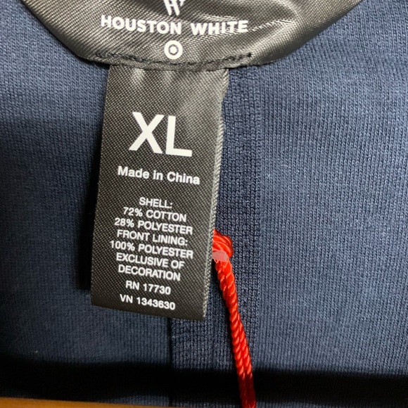 NEW Houston White Collegiate Military Navy Blazer Doze XL - Picture 4 of 7